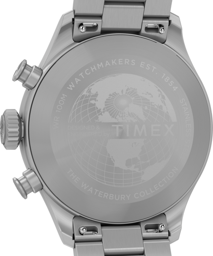 Timex Waterbury Ace Chronograph 41mm Stainless Steel Bracelet Watch