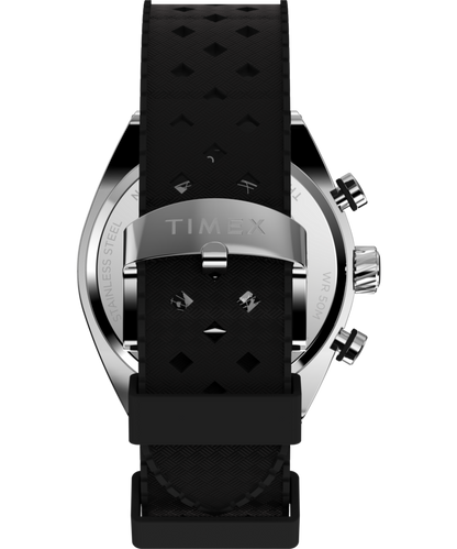 Timex Timex Legacy Tonneau Chronograph 42mm Synthetic Rubber Strap Watch
