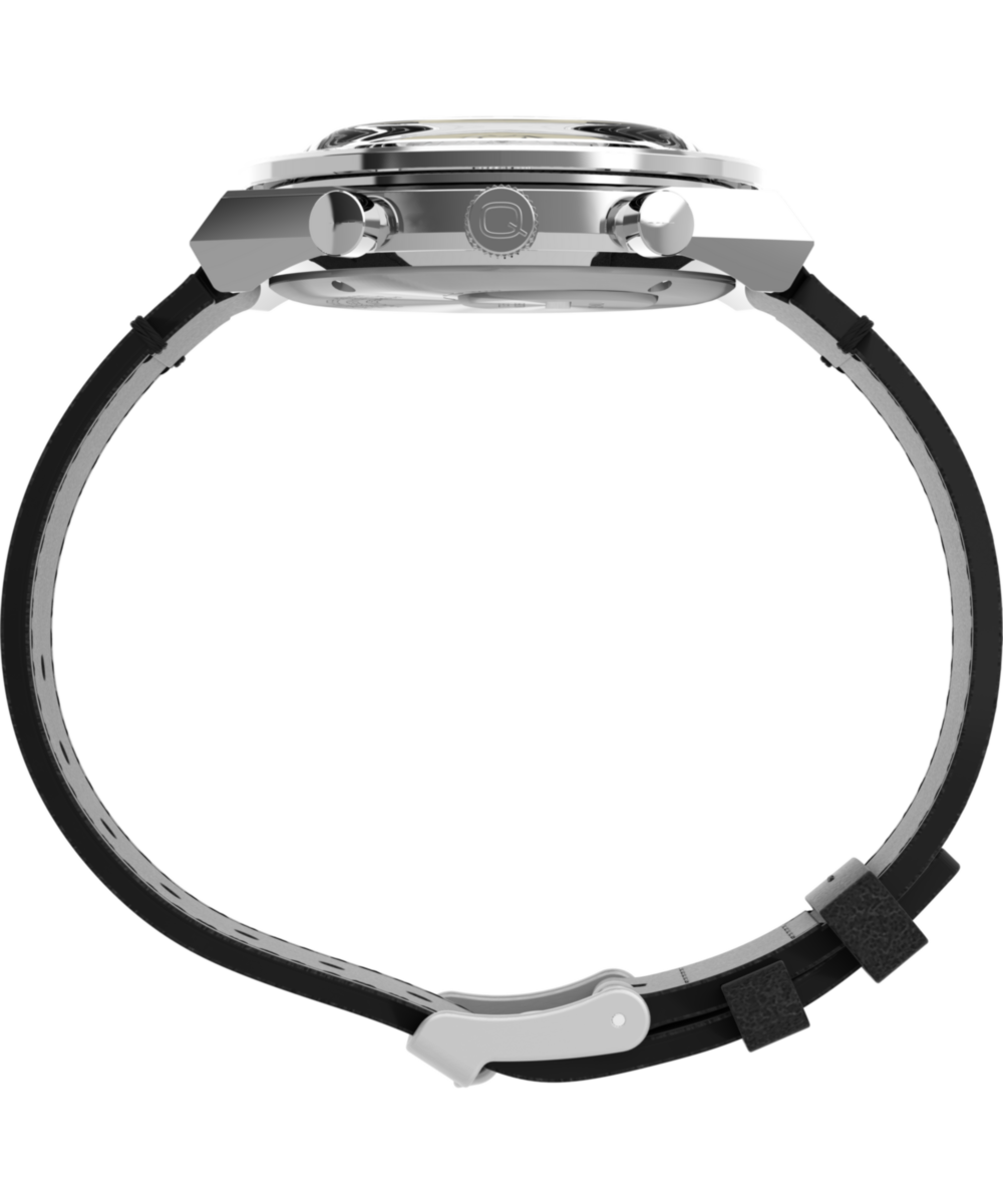 Timex Q Timex Chronograph 40mm Leather Strap Watch