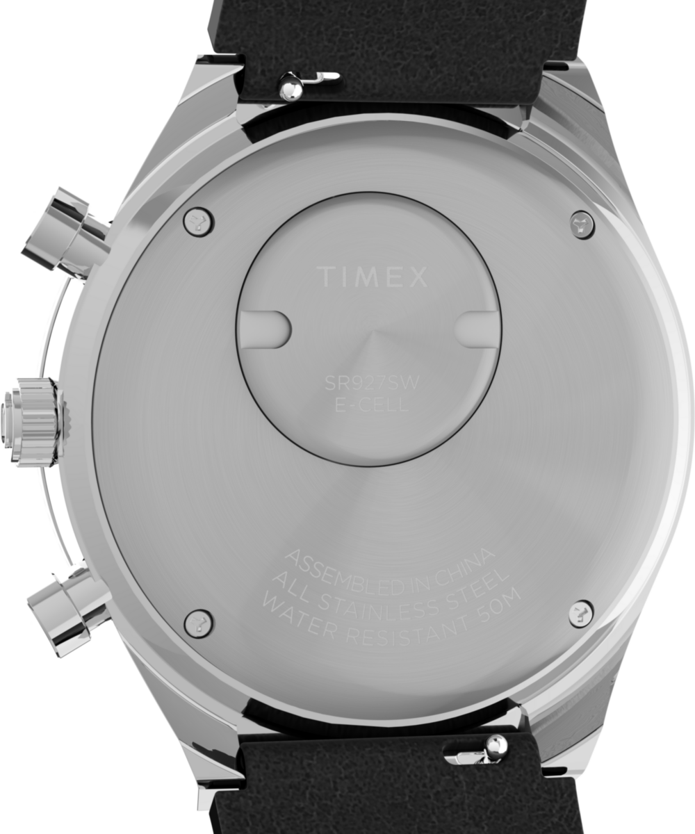 Timex Q Timex Chronograph 40mm Leather Strap Watch