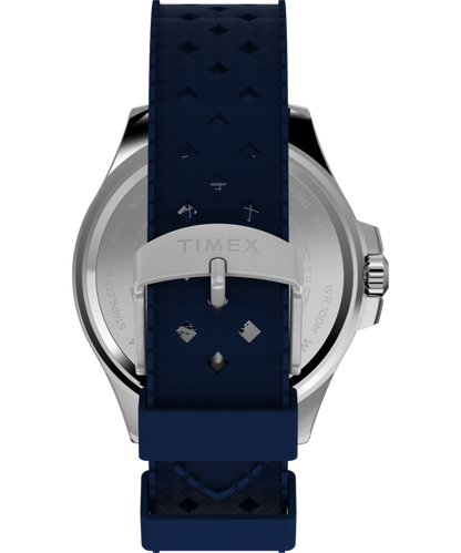 Timex Harborside Coast Multifunction 43mm Synthetic Rubber Strap Watch