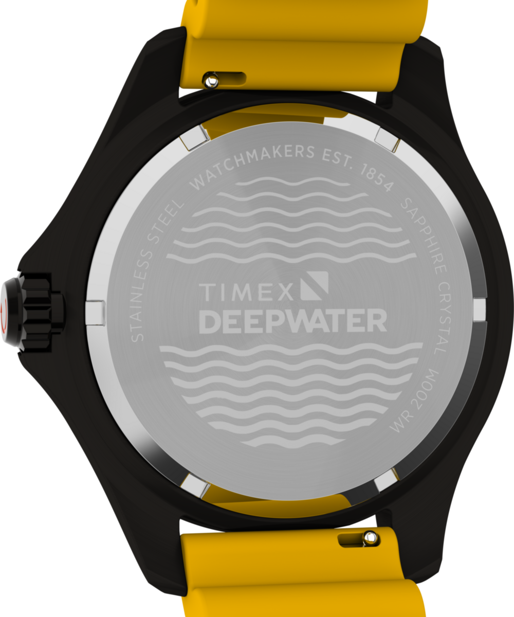 Timex Deepwater Meridian 200 44mm Synthetic Rubber Strap Watch