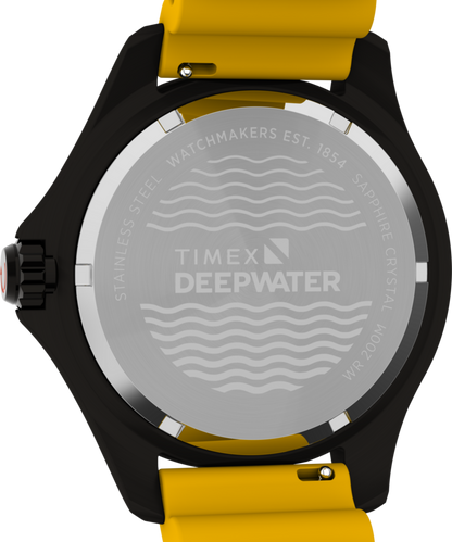 Timex Deepwater Meridian 200 44mm Synthetic Rubber Strap Watch
