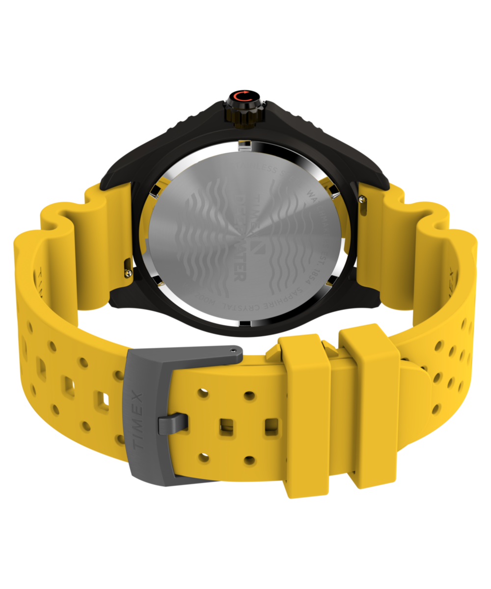 Timex Deepwater Meridian 200 44mm Synthetic Rubber Strap Watch