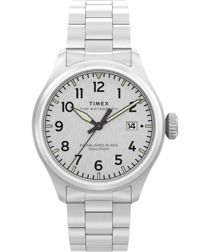 Timex Waterbury Ace 41mm Stainless Steel Bracelet Watch