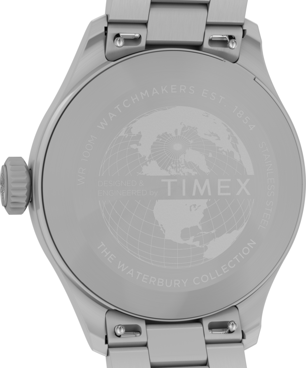 Timex Waterbury Ace 41mm Stainless Steel Bracelet Watch