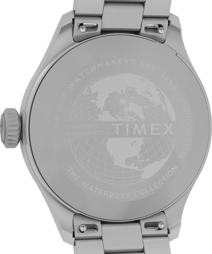 Timex Waterbury Ace 41mm Stainless Steel Bracelet Watch