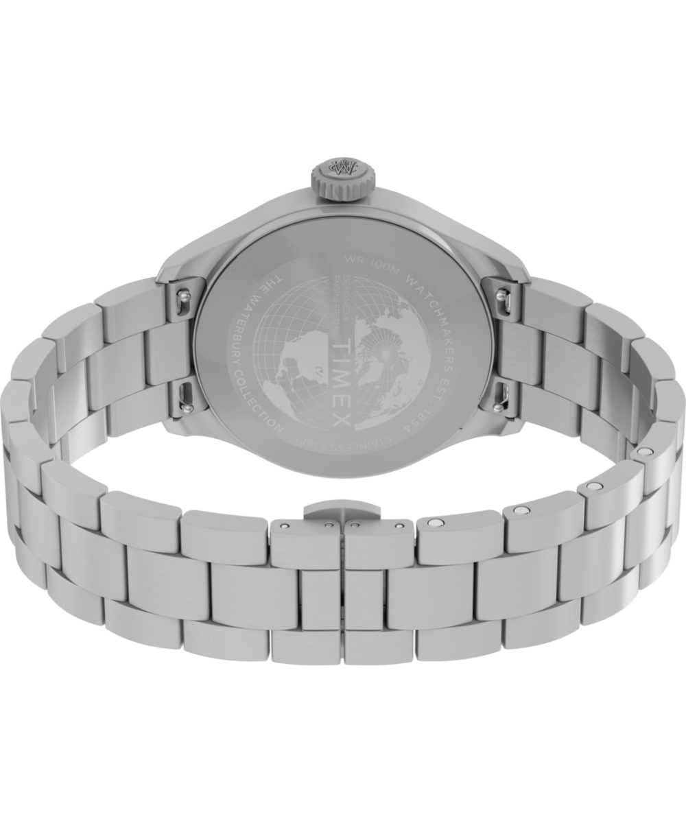 Timex Waterbury Ace 41mm Stainless Steel Bracelet Watch