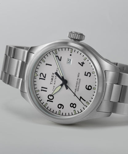 Timex Waterbury Ace 41mm Stainless Steel Bracelet Watch