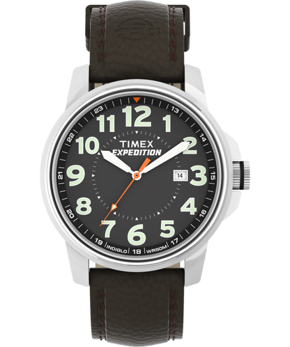 Timex Expedition Metal Field 40mm Leather Strap Watch