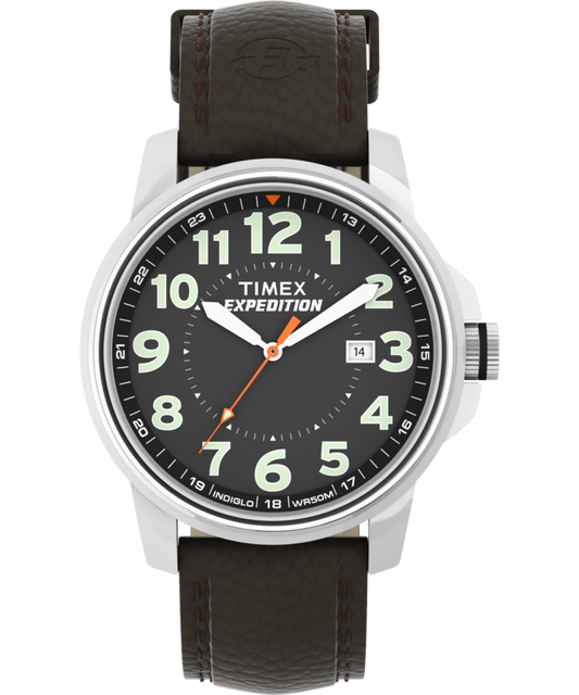 Timex Expedition Metal Field 40mm Leather Strap Watch