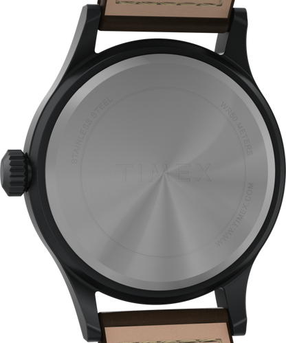 Timex Expedition Scout 40mm Leather Strap Watch