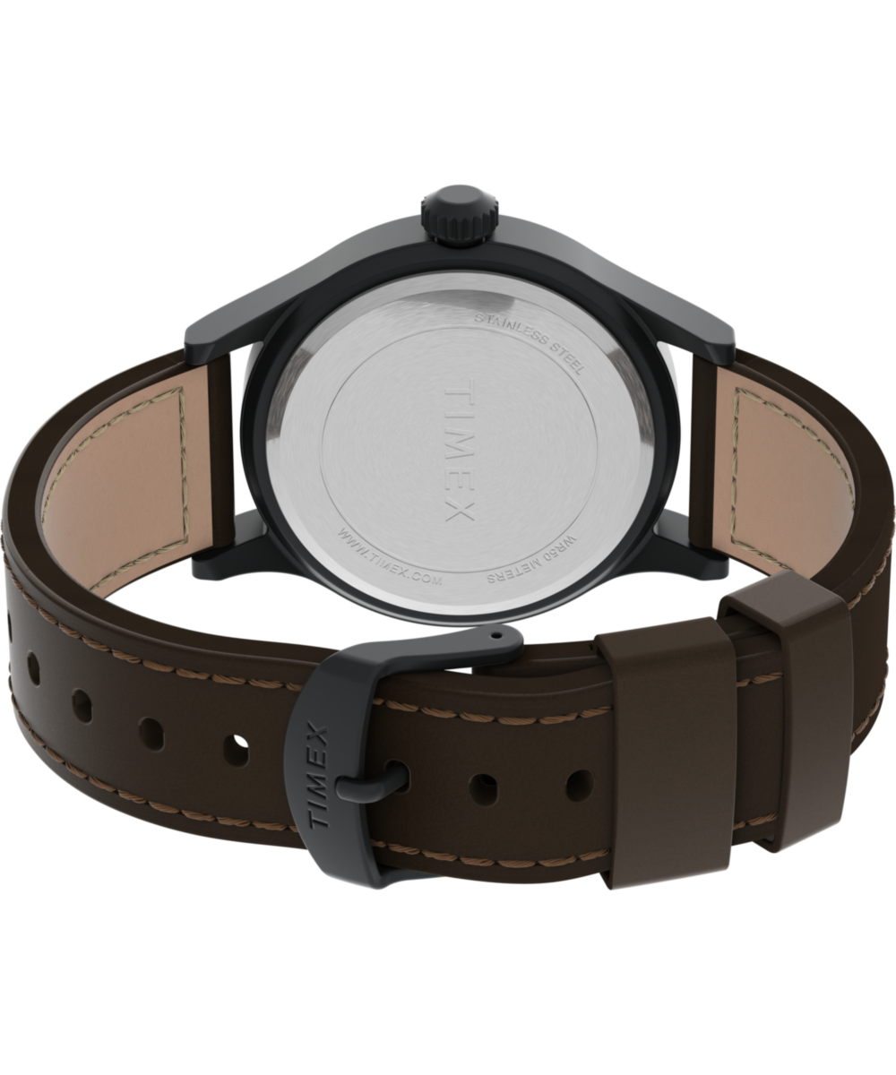 Timex Expedition Scout 40mm Leather Strap Watch