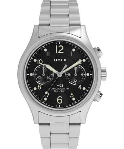 Timex MK1 Chronograph 40mm Stainless Steel Bracelet Watch
