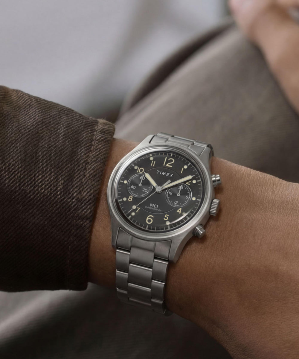 Timex MK1 Chronograph 40mm Stainless Steel Bracelet Watch