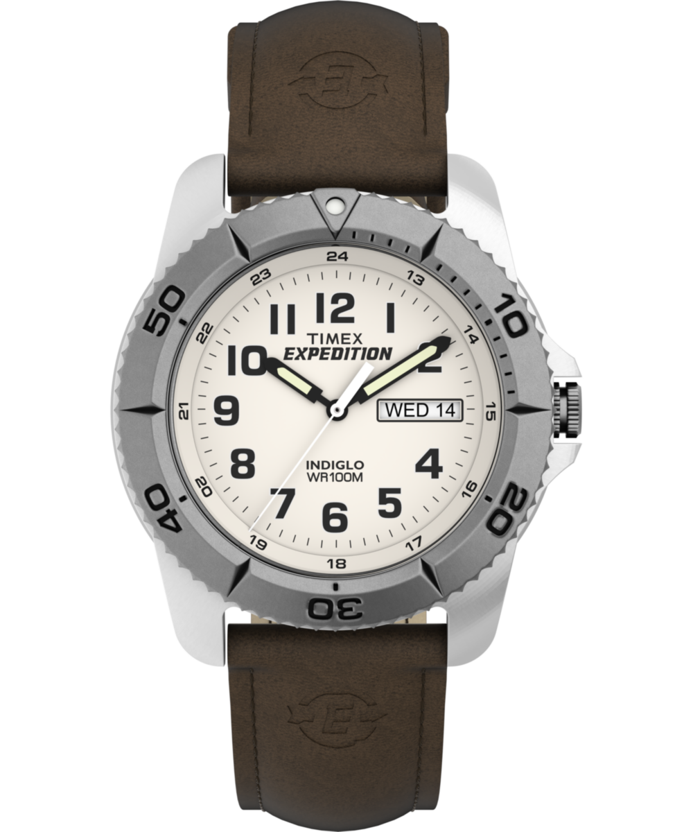 Timex Expedition Traditional 40mm Leather Strap Watch
