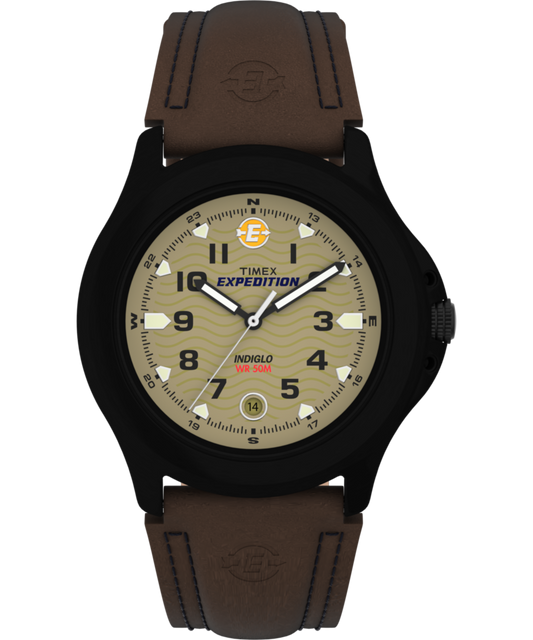 Timex Expedition Metal Field 40mm Leather Strap Watch