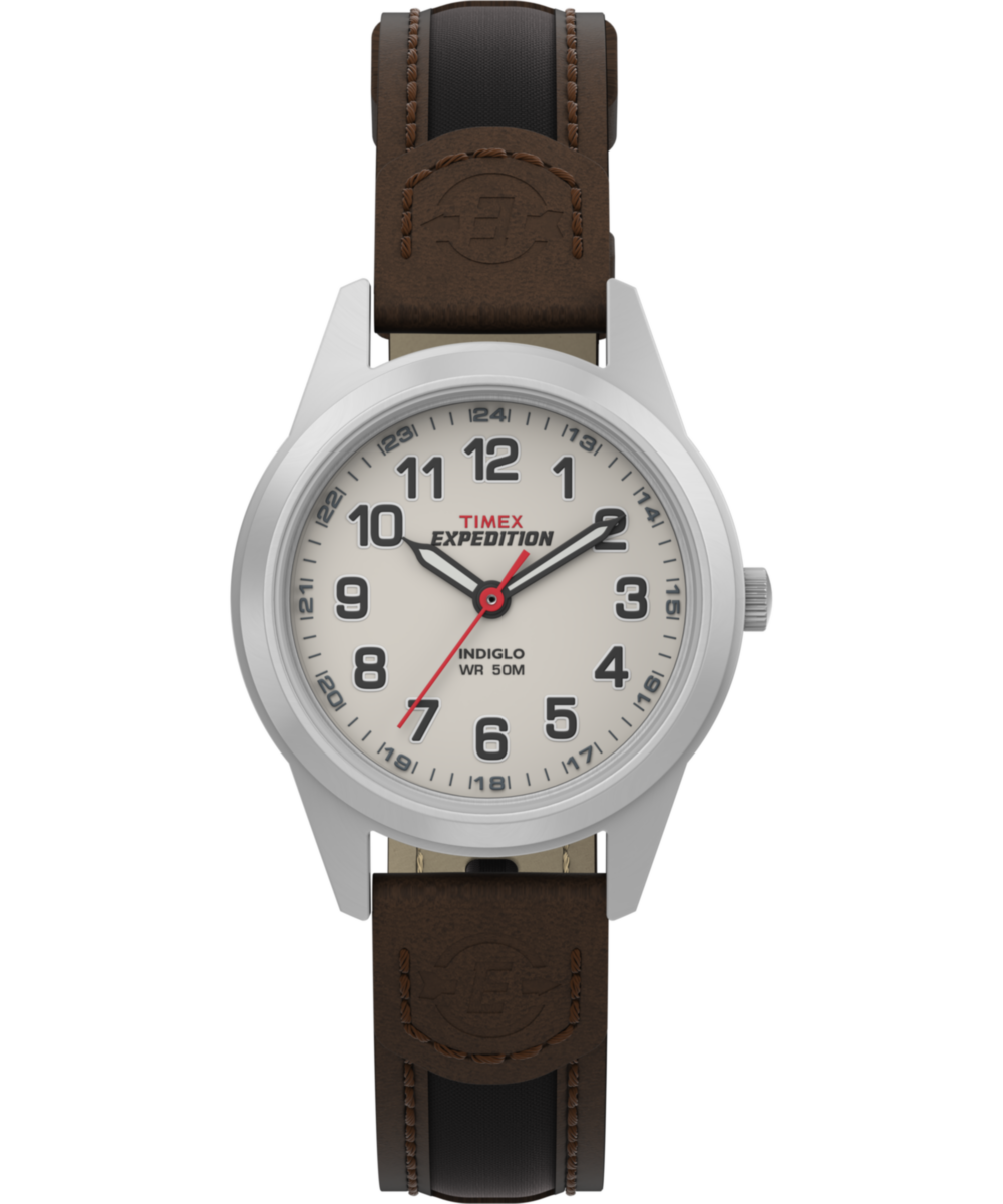 Timex Expedition Field Mini 26mm Leather Strap Watch