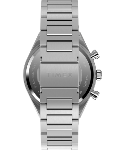 Timex Q Timex Continental Chronograph 40mm Stainless Steel Bracelet Watch