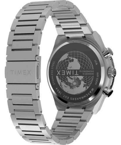Timex Q Timex Continental Chronograph 40mm Stainless Steel Bracelet Watch