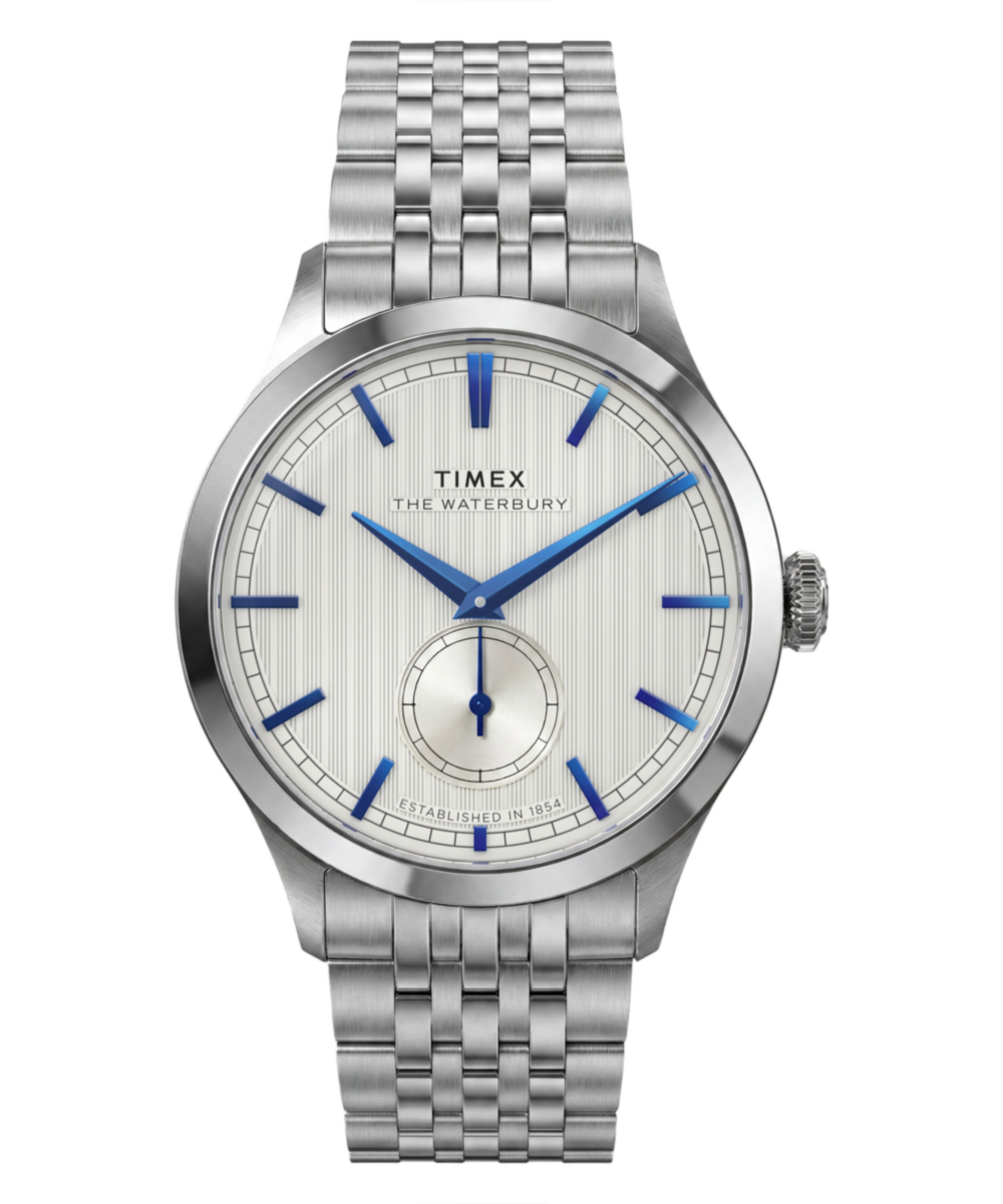 Timex Waterbury Classic Sub-Second 39mm Stainless Steel Bracelet Watch