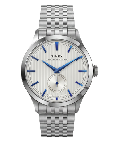 Timex Waterbury Classic Sub-Second 39mm Stainless Steel Bracelet Watch