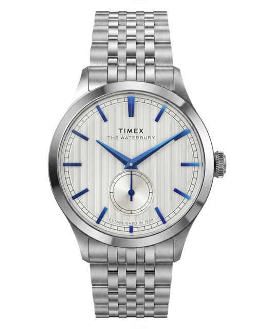 Timex Waterbury Classic Sub-Second 39mm Stainless Steel Bracelet Watch