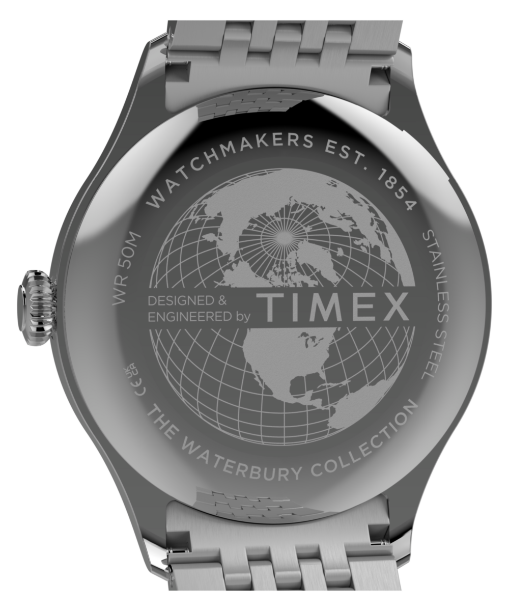 Timex Waterbury Classic Sub-Second 39mm Stainless Steel Bracelet Watch