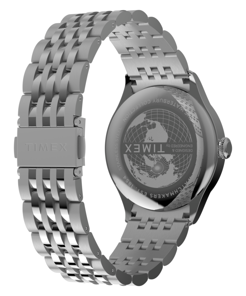 Timex Waterbury Classic Sub-Second 39mm Stainless Steel Bracelet Watch