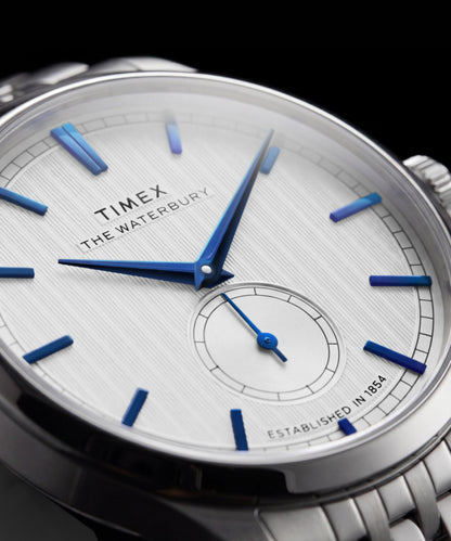Timex Waterbury Classic Sub-Second 39mm Stainless Steel Bracelet Watch