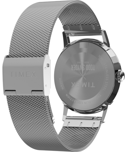 Timex Todd Snyder x Timex Marlin Mesh 34mm Stainless Steel Bracelet Watch