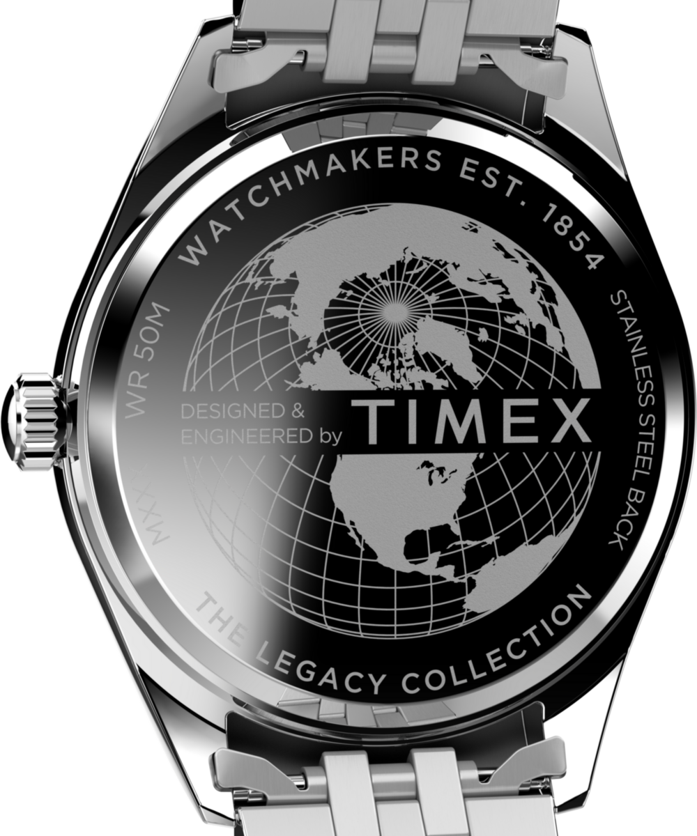 Timex Timex Legacy Day and Date 41mm Stainless Steel Bracelet Watch