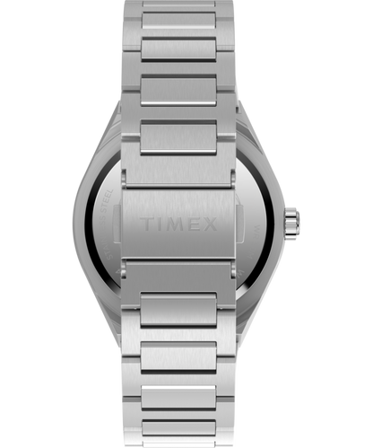 Timex Q Timex Continental GMT 39mm Stainless Steel Bracelet Watch