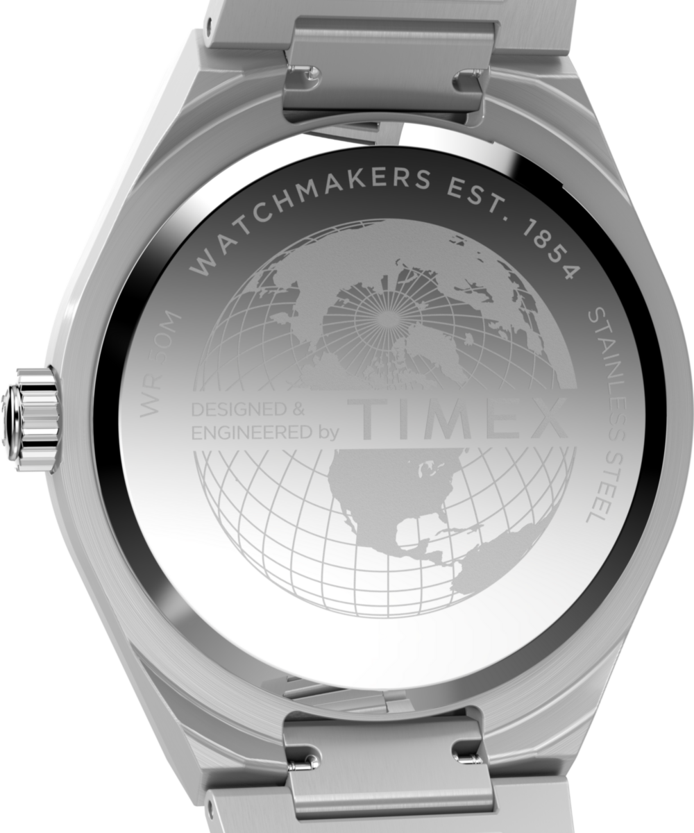 Timex Q Timex Continental GMT 39mm Stainless Steel Bracelet Watch