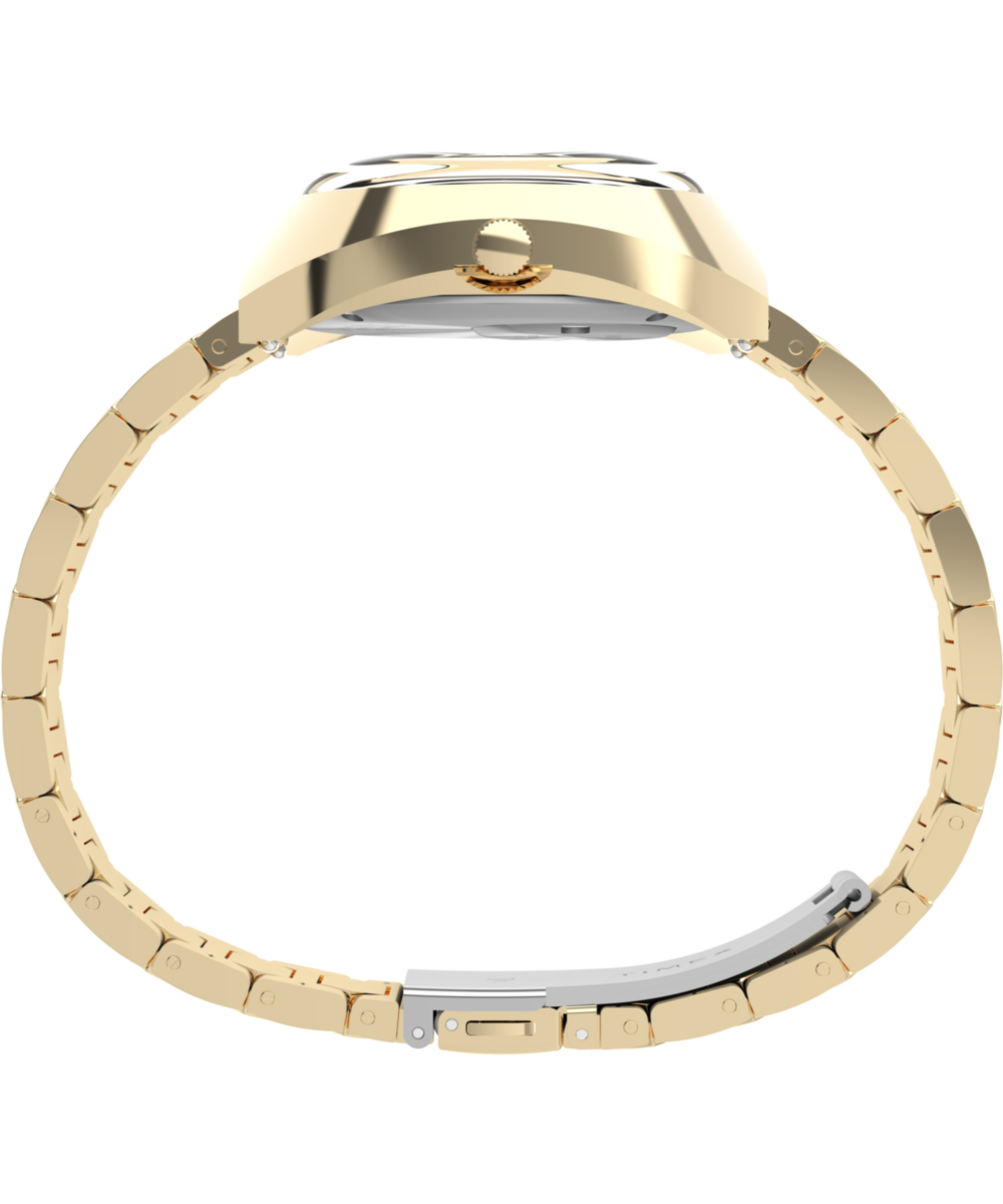 Timex Q Timex 1972 Time Machine Reissue 39mm Stainless Steel Bracelet Watch
