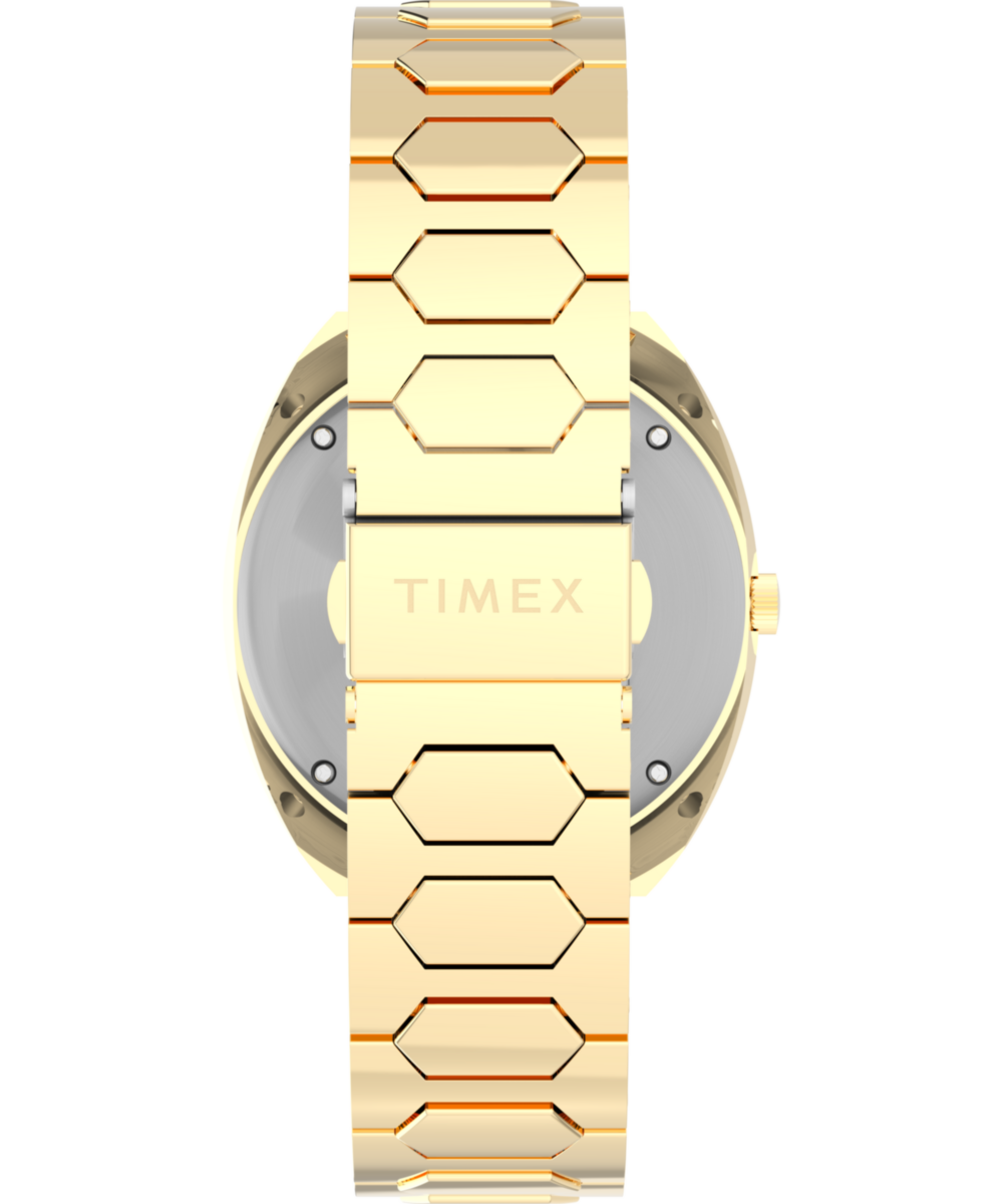 Timex Q Timex 1972 Time Machine Reissue 39mm Stainless Steel Bracelet Watch