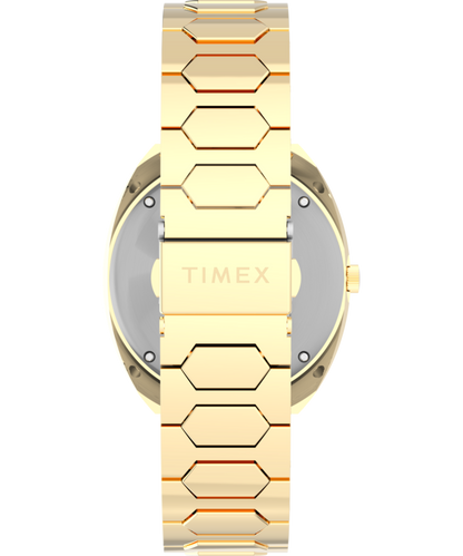 Timex Q Timex 1972 Time Machine Reissue 39mm Stainless Steel Bracelet Watch