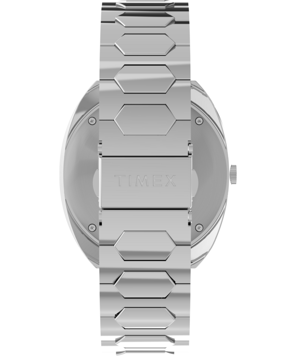 Timex Q Timex 1972 Time Machine Reissue 39mm Stainless Steel Bracelet Watch