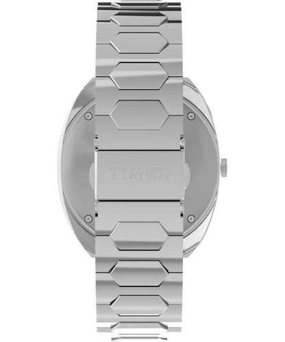 Timex Q Timex 1972 Time Machine Reissue 39mm Stainless Steel Bracelet Watch