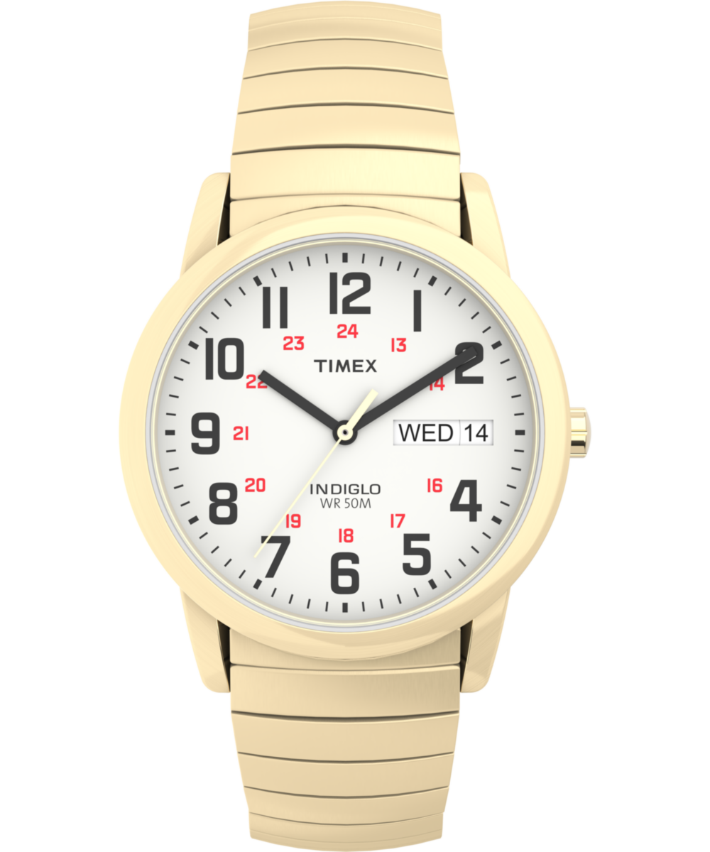 Timex Easy Reader Day Date 35mm Expansion Band Watch