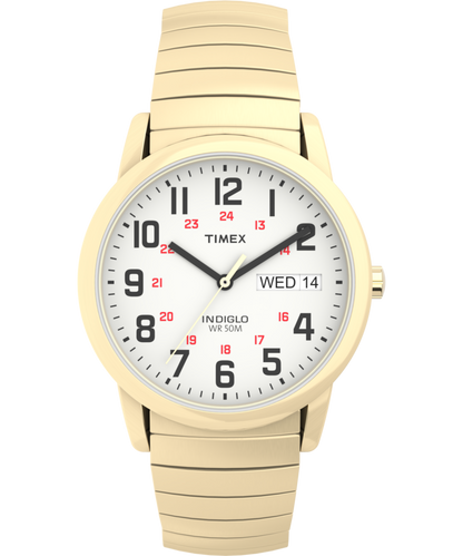 Timex Easy Reader Day Date 35mm Expansion Band Watch