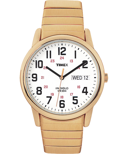 Timex Easy Reader Day Date 35mm Extra Long Expansion Band Watch