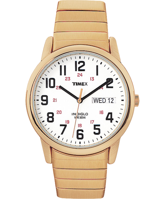 Timex Easy Reader Day Date 35mm Extra Long Expansion Band Watch