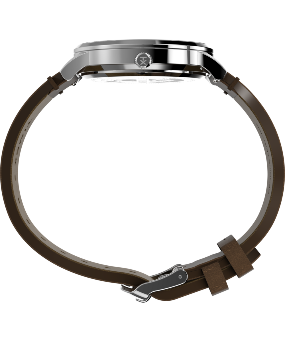 Timex Waterbury Classic 40mm Leather Strap Watch