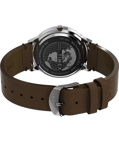 Timex Waterbury Classic 40mm Leather Strap Watch