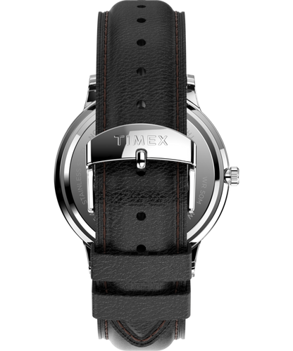 Timex Waterbury Classic Day/Date 40mm Leather Strap Watch