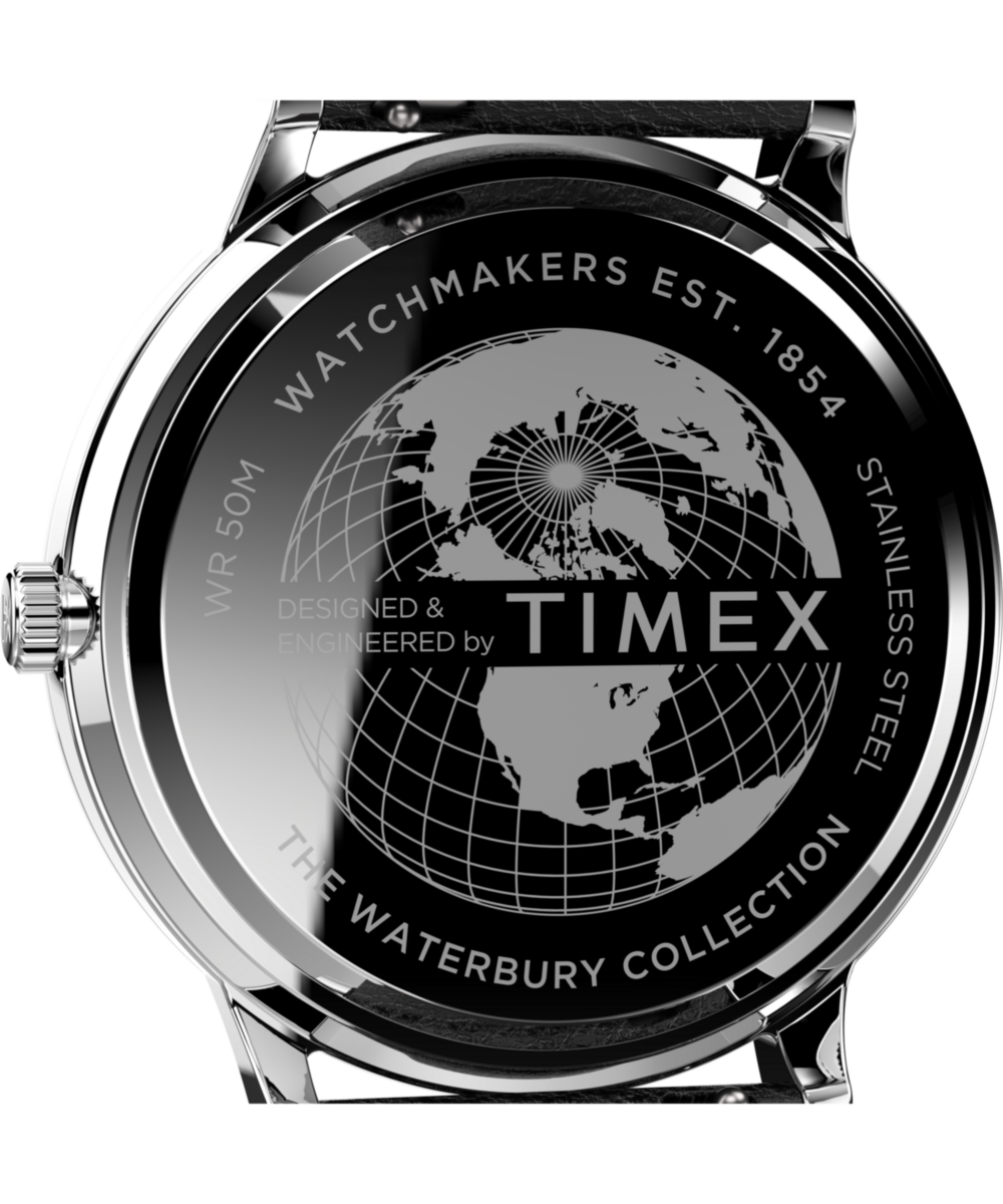 Timex Waterbury Classic Day/Date 40mm Leather Strap Watch