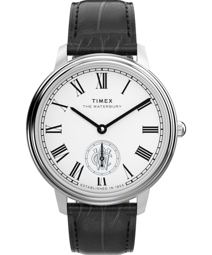 Timex Waterbury Metropolitan Sub-Second 39mm Leather Strap Watch
