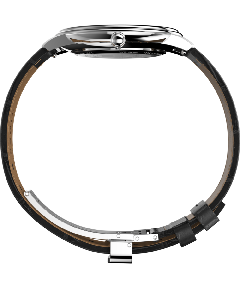 Timex Waterbury Metropolitan Sub-Second 39mm Leather Strap Watch
