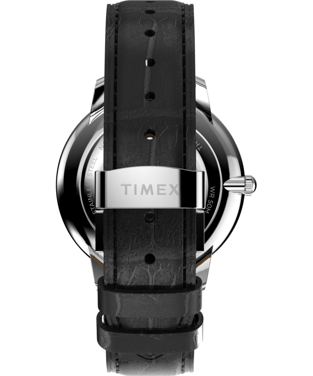 Timex Waterbury Metropolitan Sub-Second 39mm Leather Strap Watch